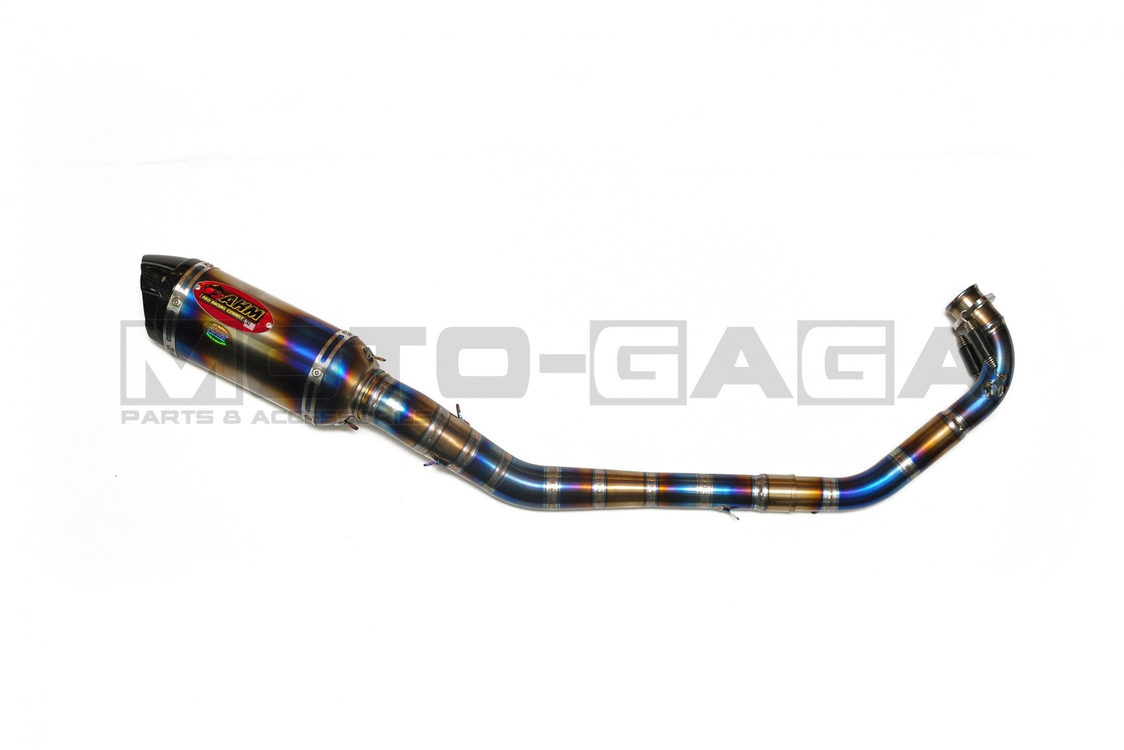 AHM MT Titanium Exhaust System - Yamaha Jupiter MX/Crypton X/Spark/Exciter/Sniper T150