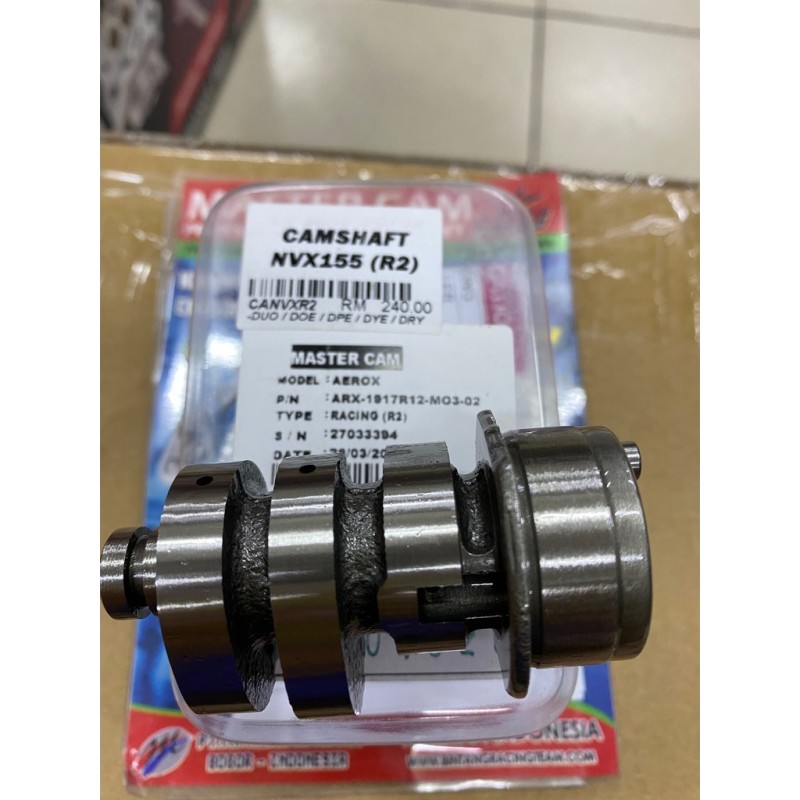 BRT Racing Camshaft (R2) - Yamaha R15V3/MT-15/NVX/NMAX/T155 (VVA)