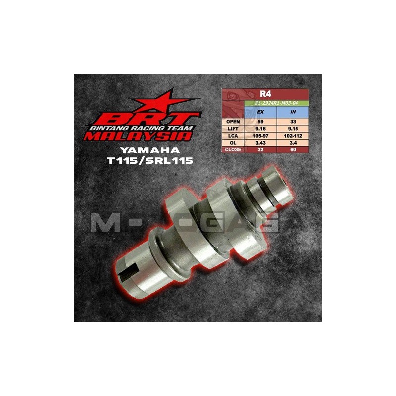BRT Racing Camshaft (R4) - Yamaha T115 (Efi)