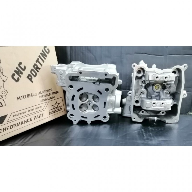BRT Racing Cylinder Head (28in/22ex) - Yamaha XMAX 250/300