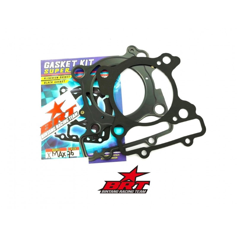 BRT Racing Cylinder Top+Bottom Gasket Set (76mm) - Yamaha XMAX 250 300