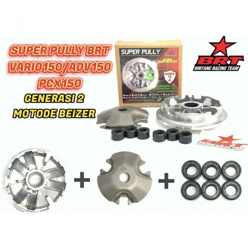 BRT Racing Pulley/Variator Kit - Honda PCX150/ADV150/Vario/Click