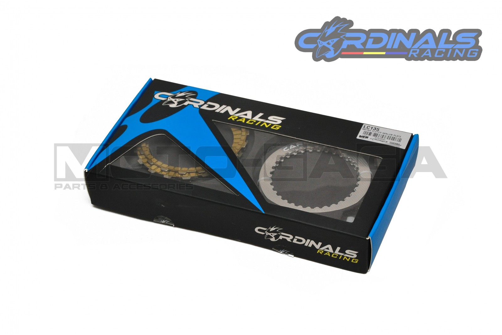 Cardinals Racing Clutch Pads W/Aluminum Friction Plates - Yamaha Crypton/Jupiter/Vega/Spark/Lagenda T110