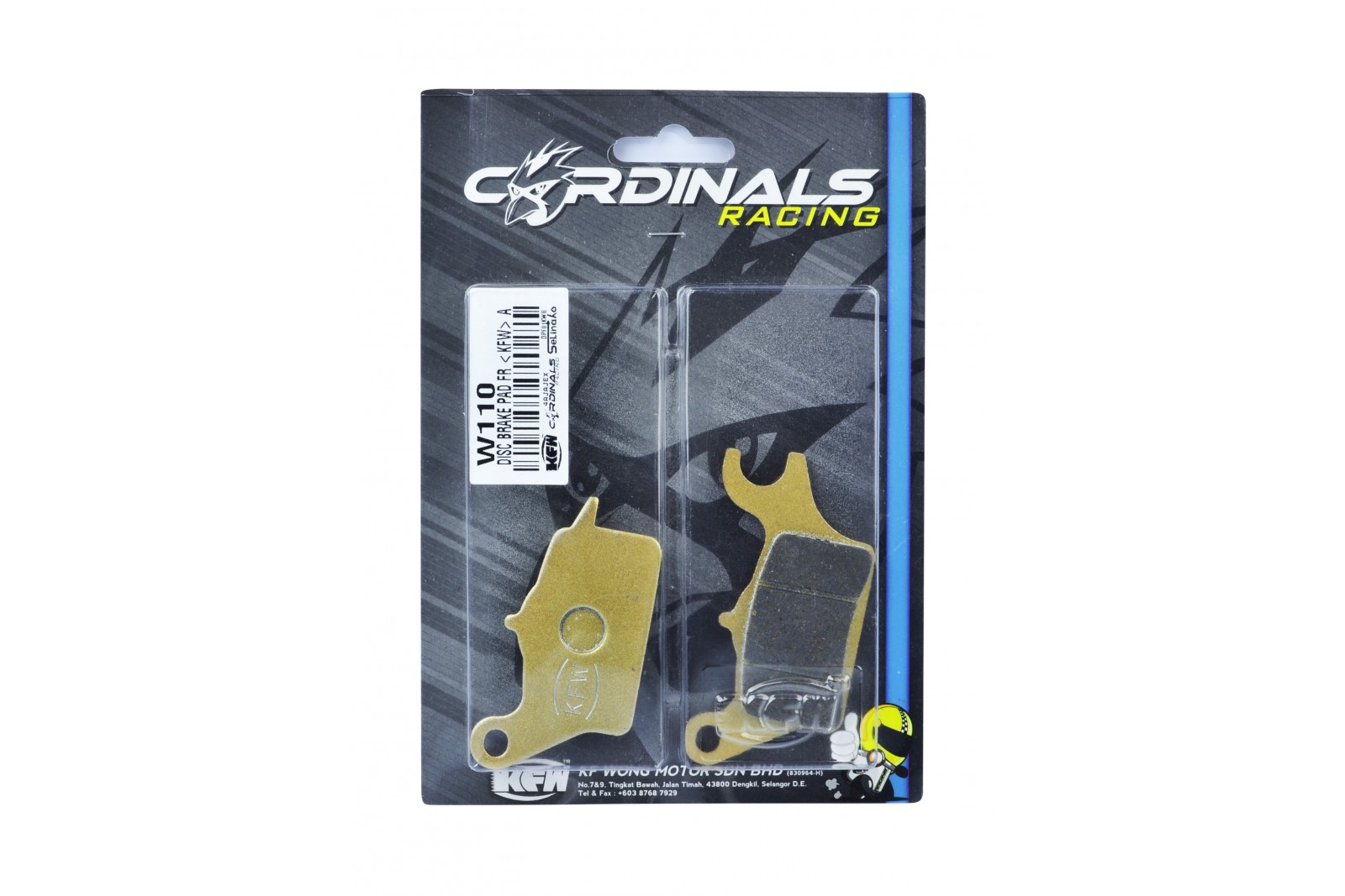 Cardinals Racing Replacement Front Brake Pads - Honda Wave AFS 110/110i /Dash/RS/RSX/Blade