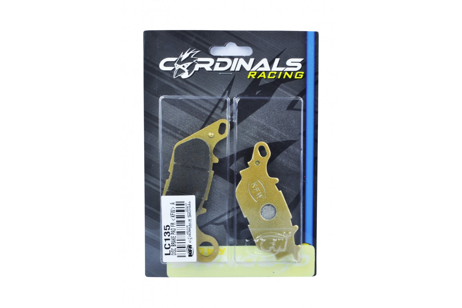 Cardinals Racing Replacement Front Brake Pads - Yamaha LC135/Jupiter MX/Crypton X/Spark/Exciter/sniper/T135 (4-speed)