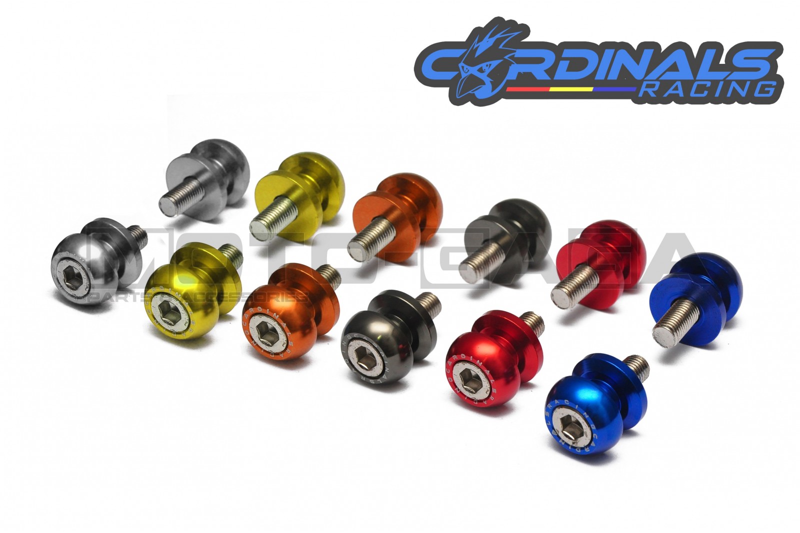 Cardinals Racing Swingarm Slider Spools - 10mm