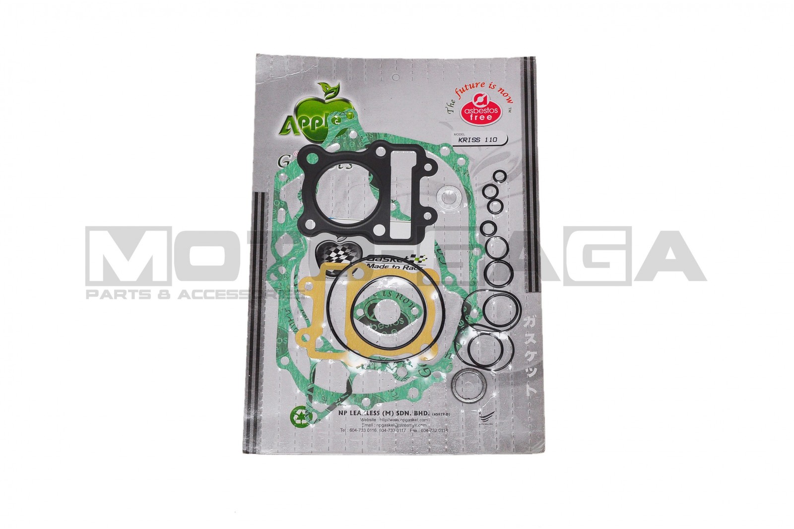 Complete Engine Overhaul Gasket Set - Kawasaki Joy/Modenas Kriss 110/120/125