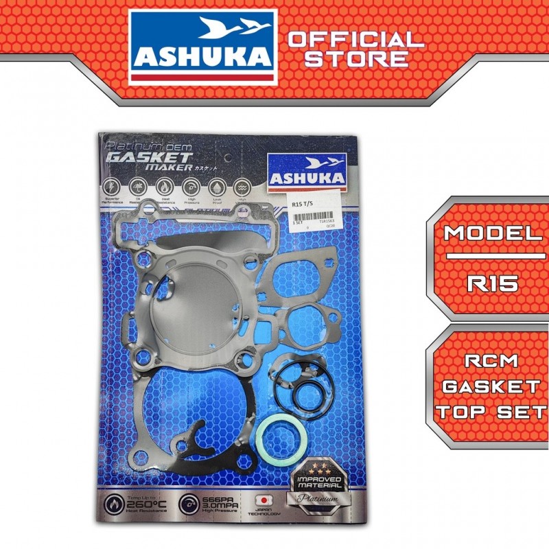 Cylinder Top Overhaul Gasket Set - Yamaha R15V3/MT15/Aerox/NVX/NMAX/T155 (VVA)