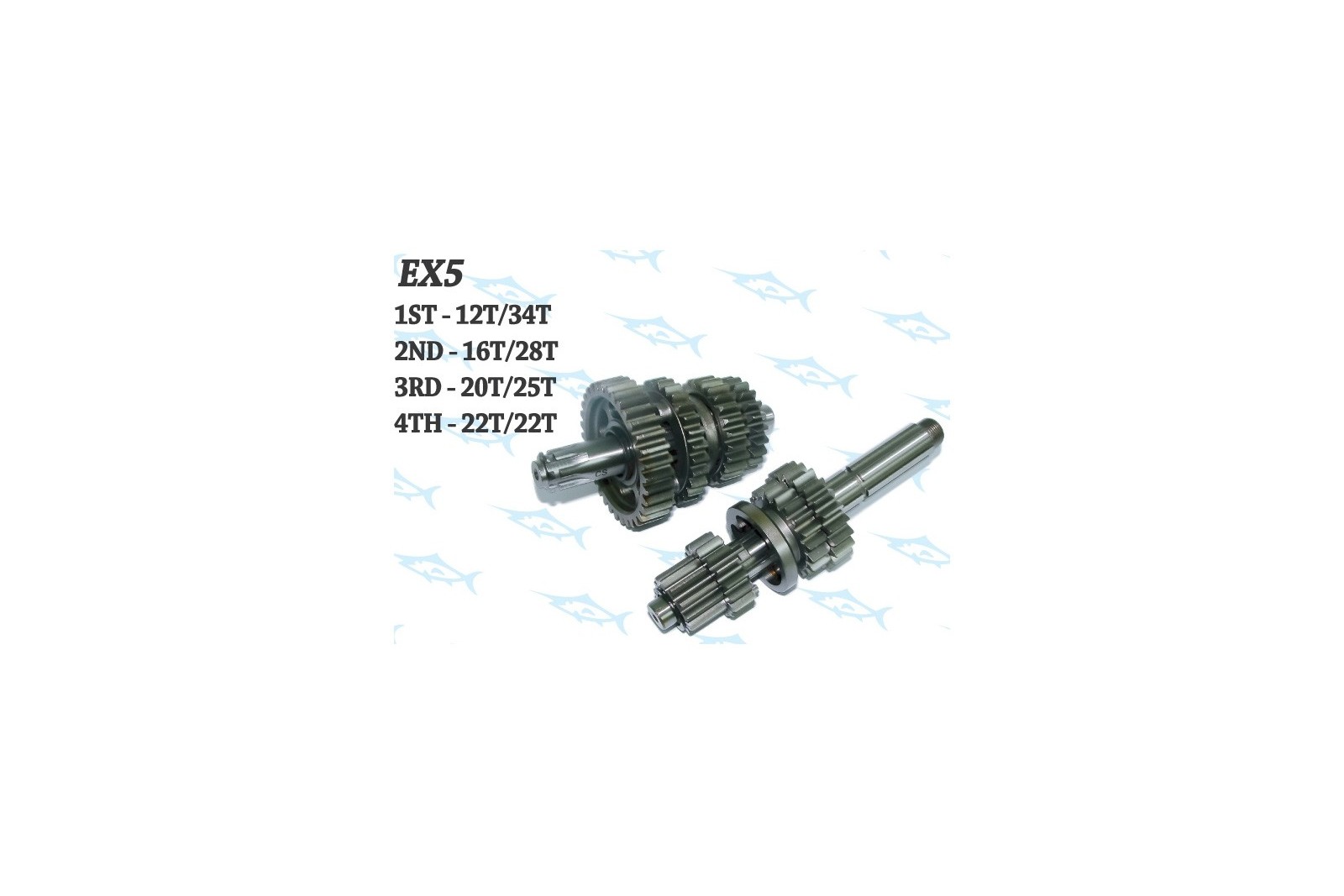 Espada Close Ratio Racing Gearbox - Honda Cub C100/Astrea/Citi/Wave/Supra/Biz 100