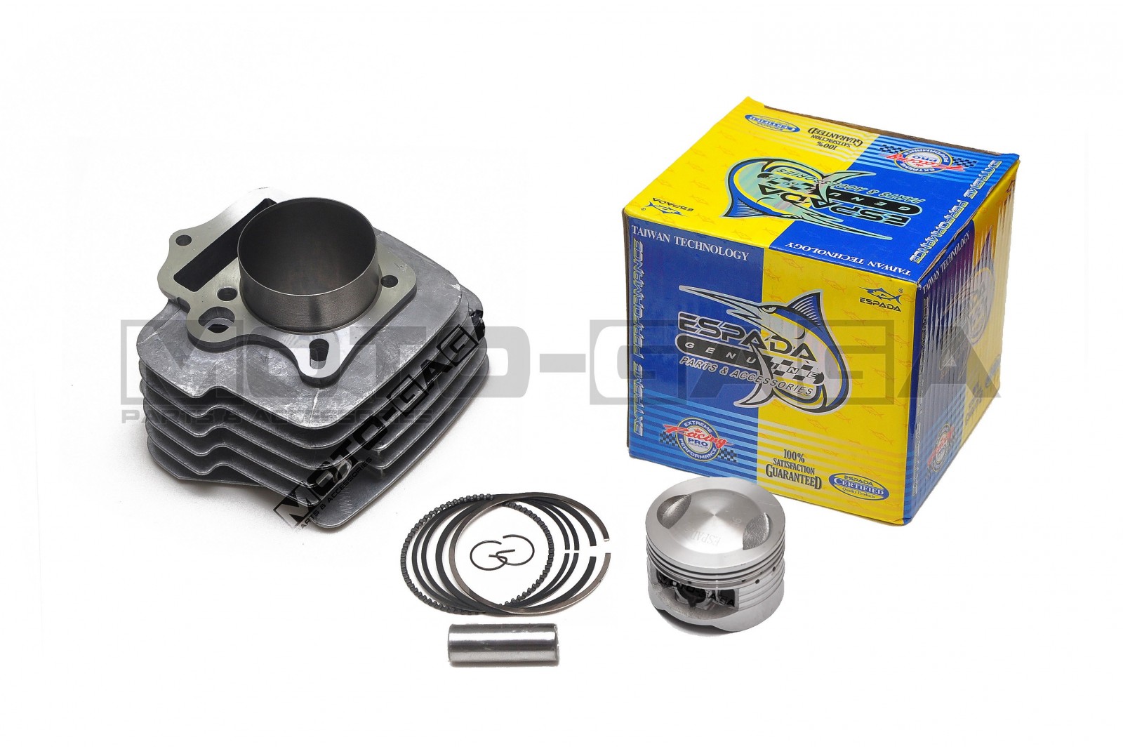 Espada Racing 53mm (110cc) Big Bore Cylinder Kit - Honda C100/Dream/Astrea/Citi/Wave/Supra 100