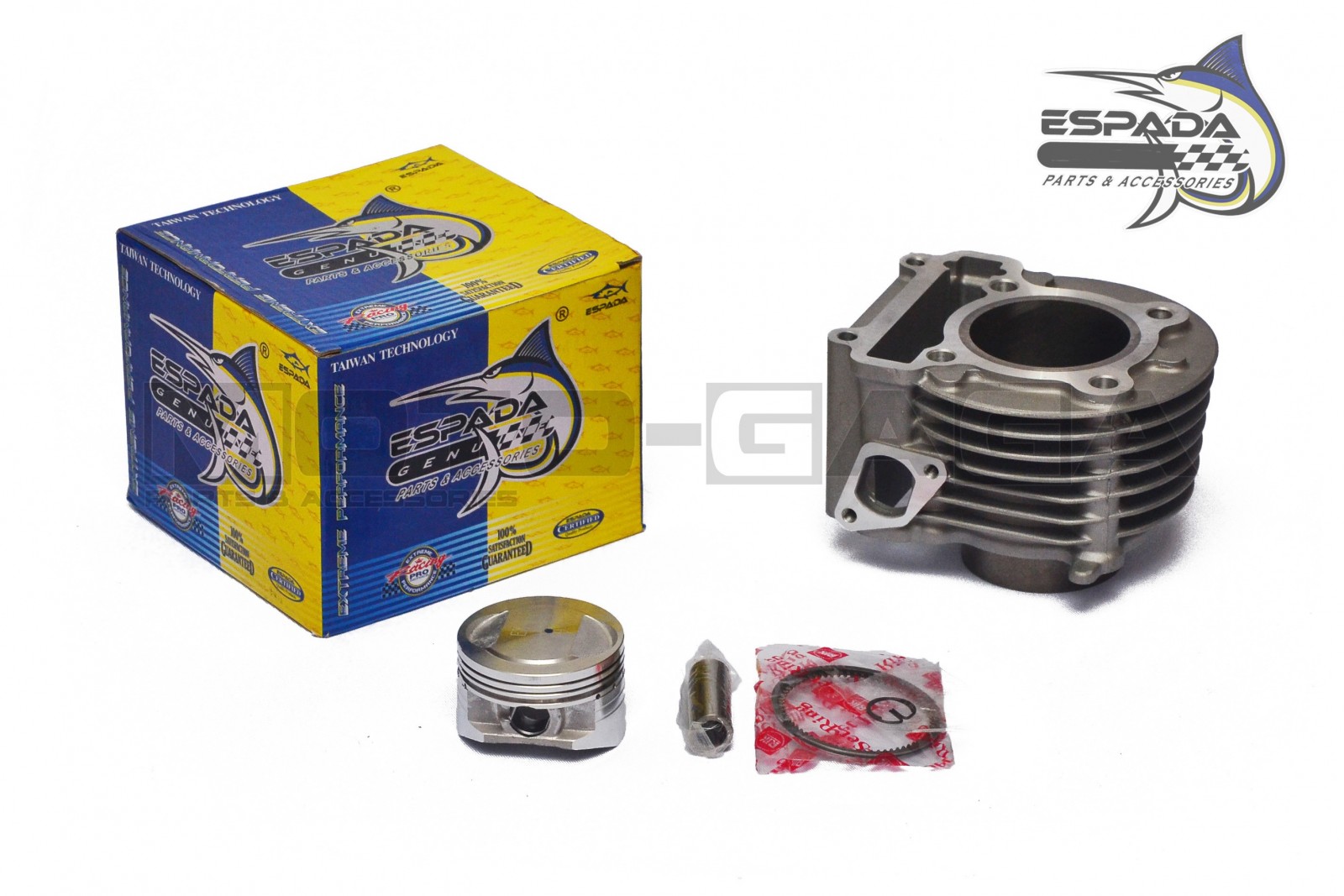 Espada Racing 58.5mm (155cc) Big Bore Cylinder Kit - Yamaha Ego/Mio 115 (Air Cooled)