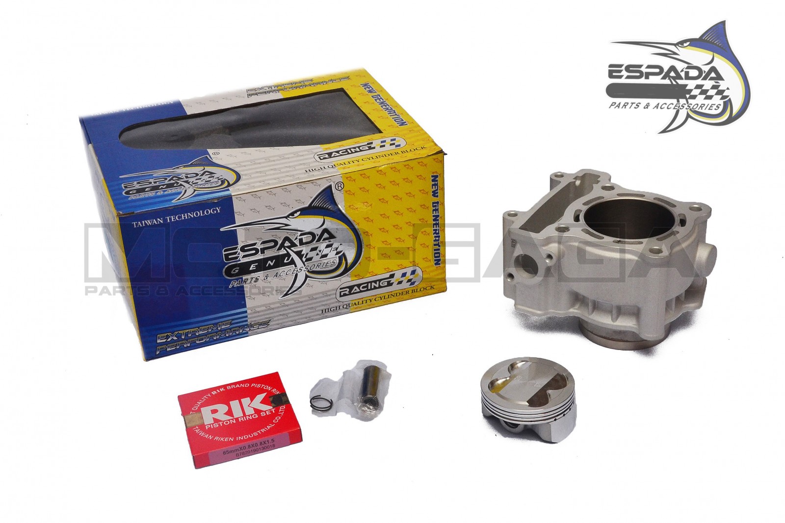 Espada Racing 63mm (183cc) Ceramic Big Bore Cylinder Kit - Yamaha Fz150i Vixion