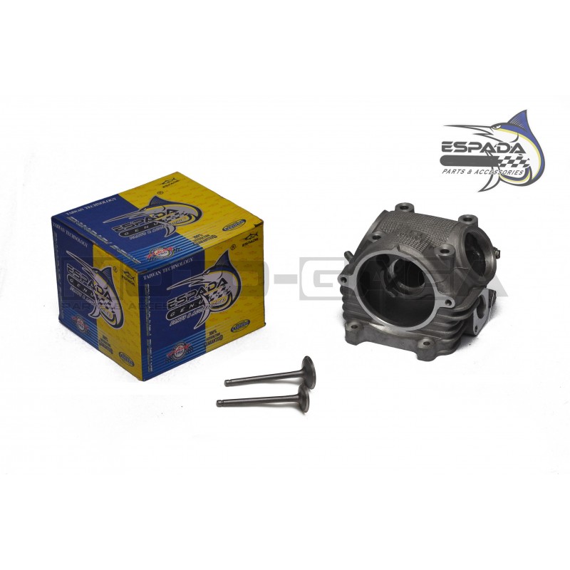 Espada Racing Cylinder Head - Yamaha Mio/Ego/FIno/Luvias/Soul Nouvo 115 AT (Carburetor) (28in/24ex)