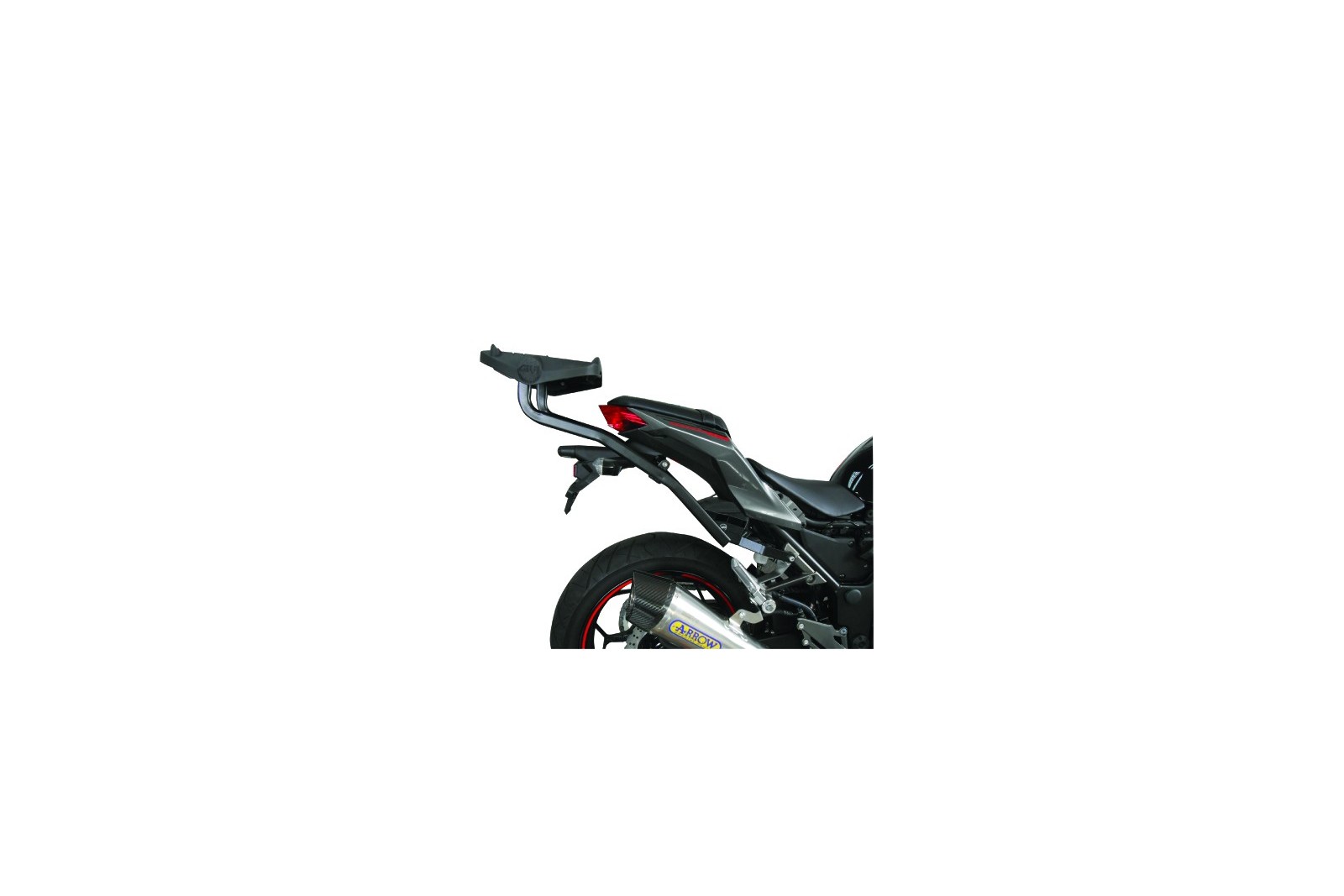 Givi SR Top Box Luggage Rack with Mounting Plate - Kawasaki Ninja 250R (2013-)