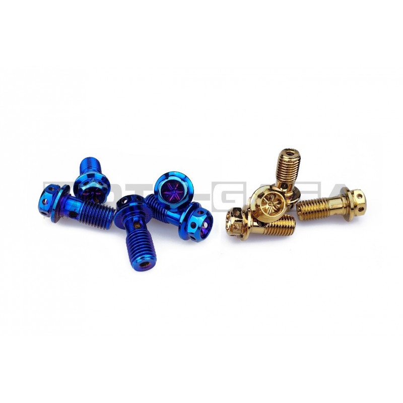 (Gold/Rainbow) Dress Up Hex Screw - M6x16mm