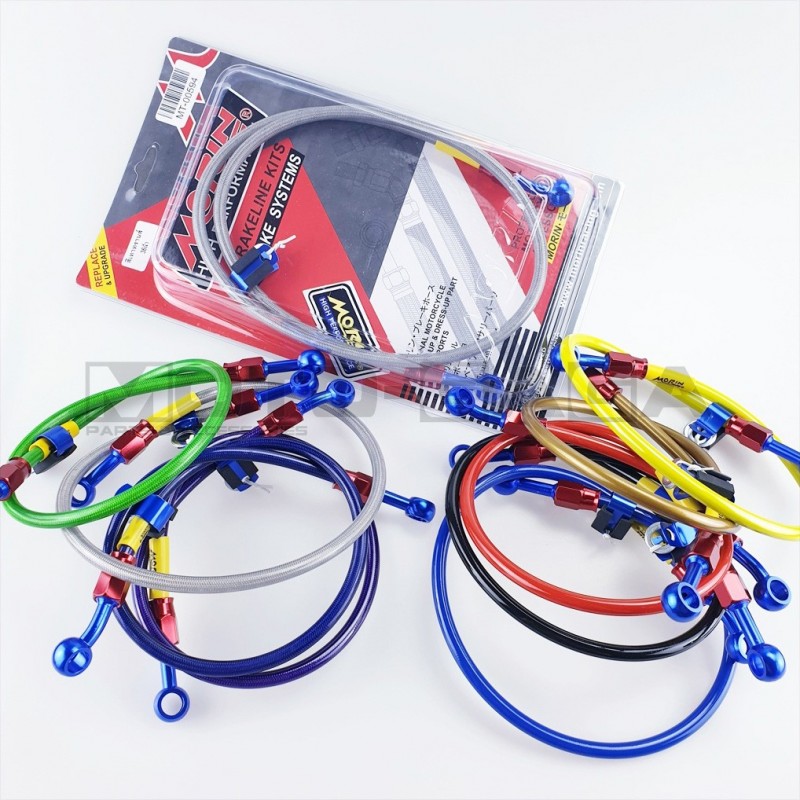 Morin Racing Braided Steel Brake Hose - 90cm