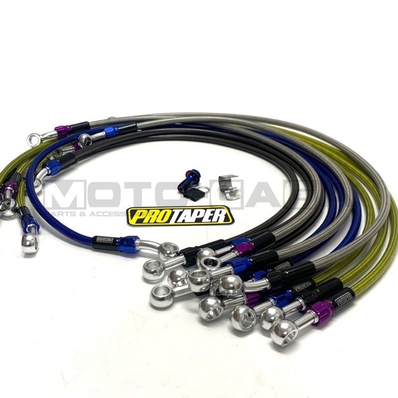 Protaper Braided Steel Brake Hose - 90cm