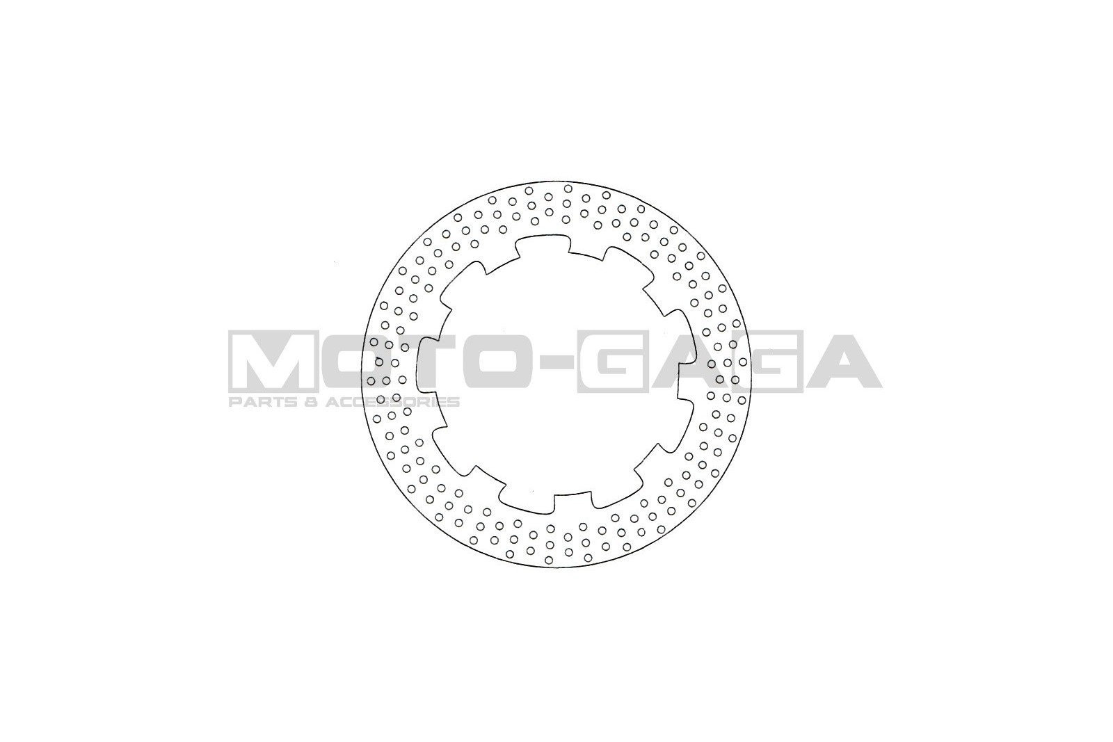 Racing Boy 300mm Floating Aluminum Front Brake Disc (R300) - Yamaha Mio/Ego/Luvias/Fino 110/115/125