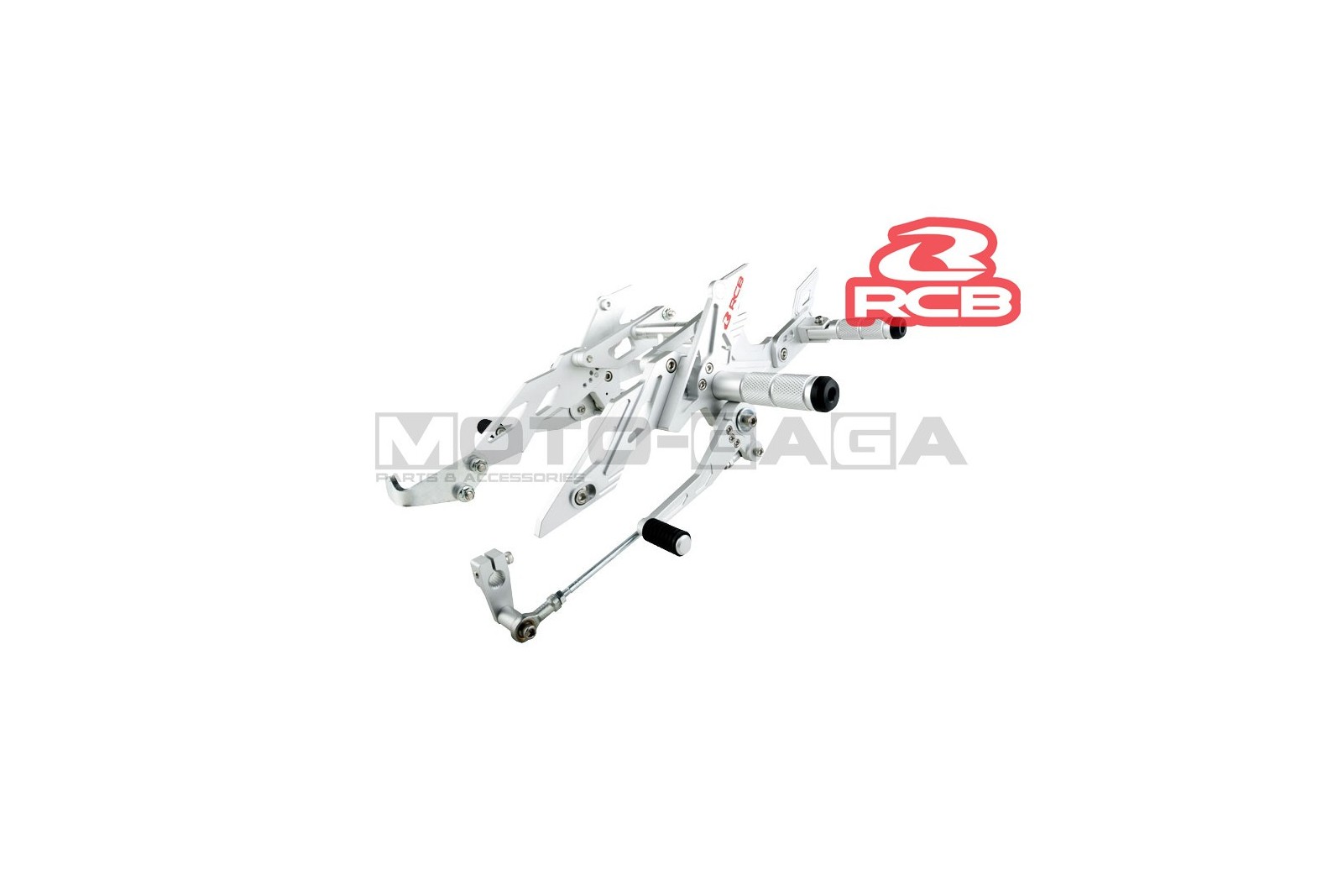 Racing Boy Adjustable Double Footrests/Rearsets - Yamaha T135 Jupiter MX/Crypton X/Spark/Exciter/Sniper/LC135