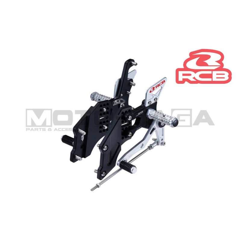 Racing Boy Adjustable Rear Sets/Footrests (RS-1) - Yamaha YZF-R25/YZF-R3/MT-25