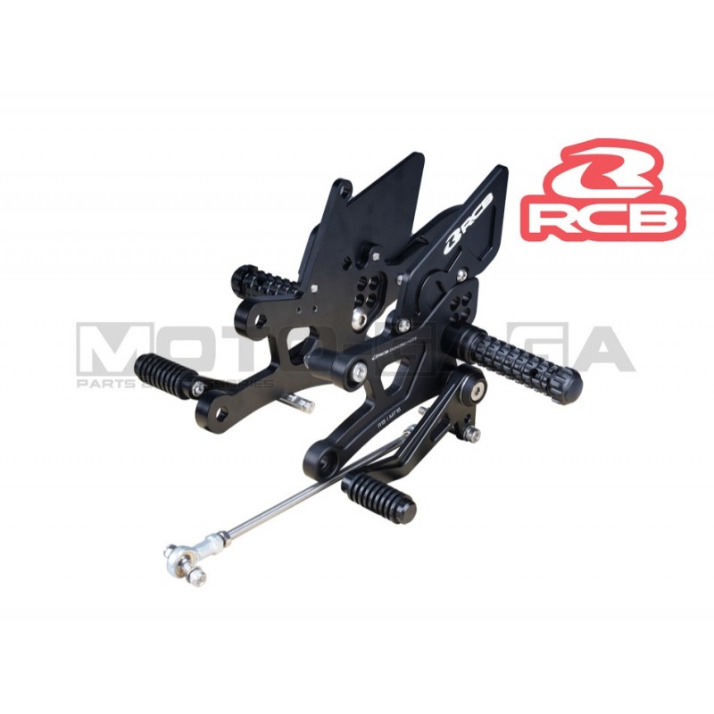 Racing Boy Adjustable Rear Sets/Footrests (S2) - Yamaha R15v3/MT-15