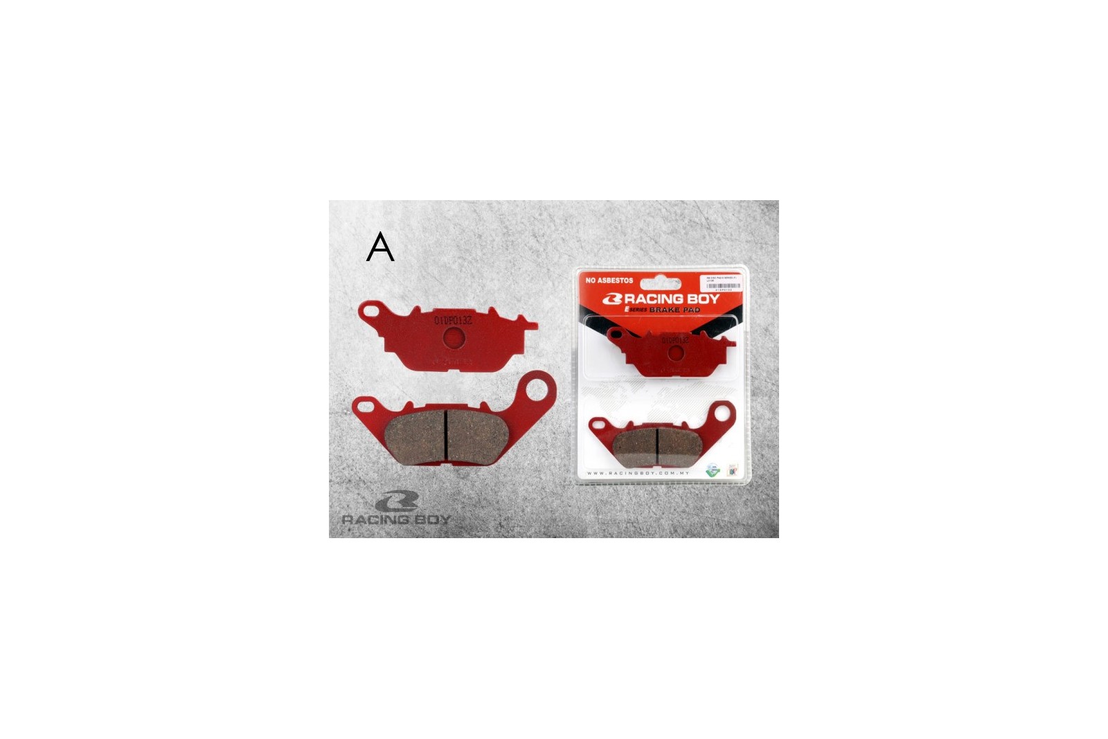 Racing Boy Street Brake Pads - Yamaha Mio/Ego/Luvias/Fino 110/115/125 (Universal)