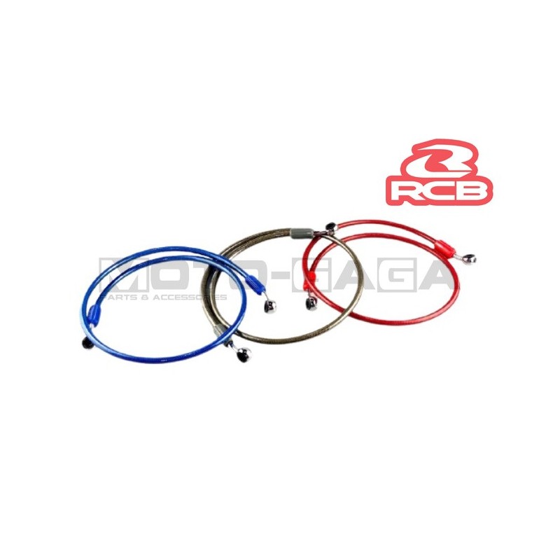 Racing Boy Teflon Braided Steel Brake Hose - 85cm