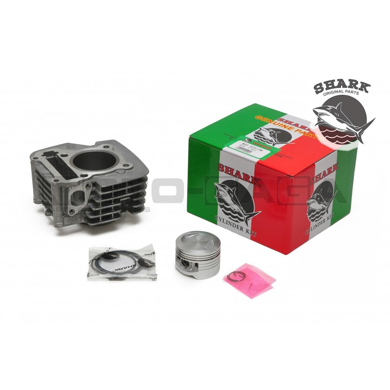 Shark Racing 57mm (138cc) Big Bore Cylinder Kit - Yamaha TTR110 /Crypton/Jupiter/Spark T110