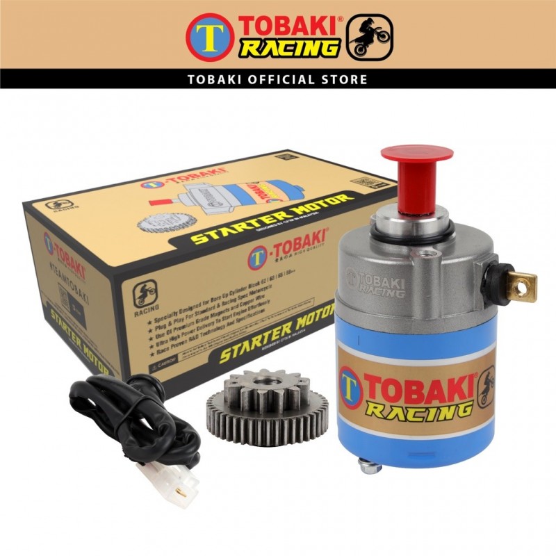 Tobaki Racing Performance Starter Motor - Yamaha T135/Jupiter MX/Crypton X/Exciter/Sniper/ (4 Speed)