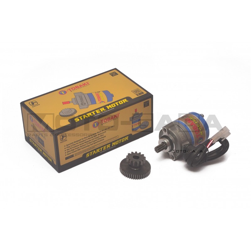 Tobaki Racing Performance Starter Motor+Gear - Yamaha YZF-R15 V1 V2/R125/MT-15/MT-125/Fz150i/Vixion/Y15ZR/Jupiter MX King/T150