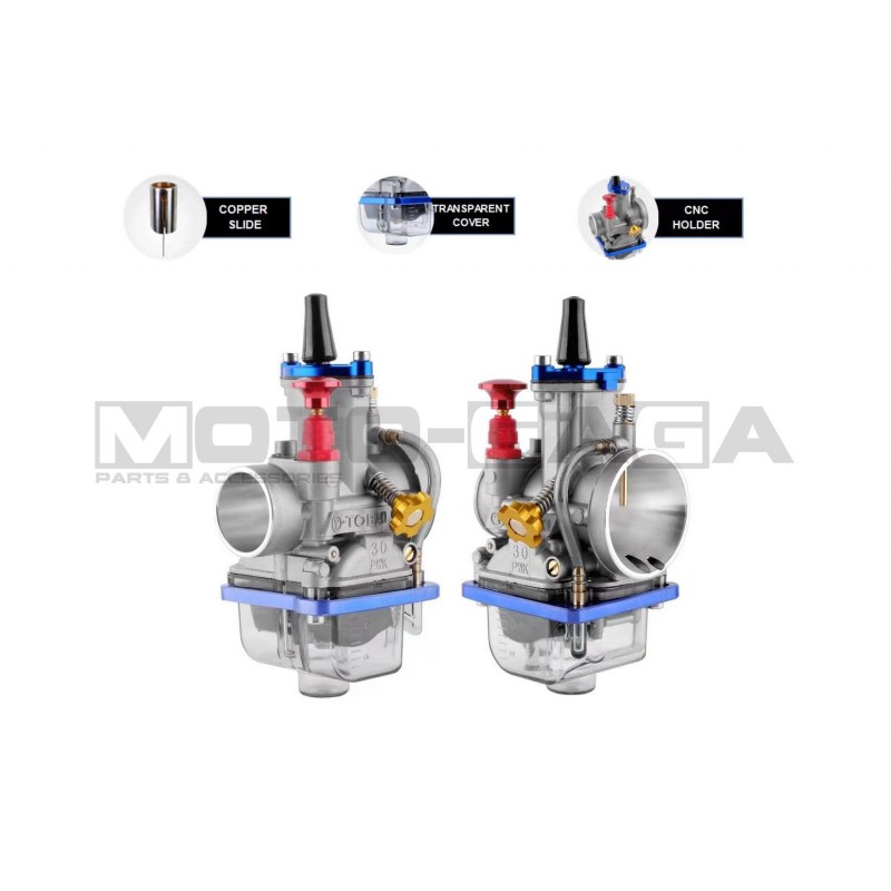 Tobaki Racing PWK Carburetor (Square Cap) - 28-34mm