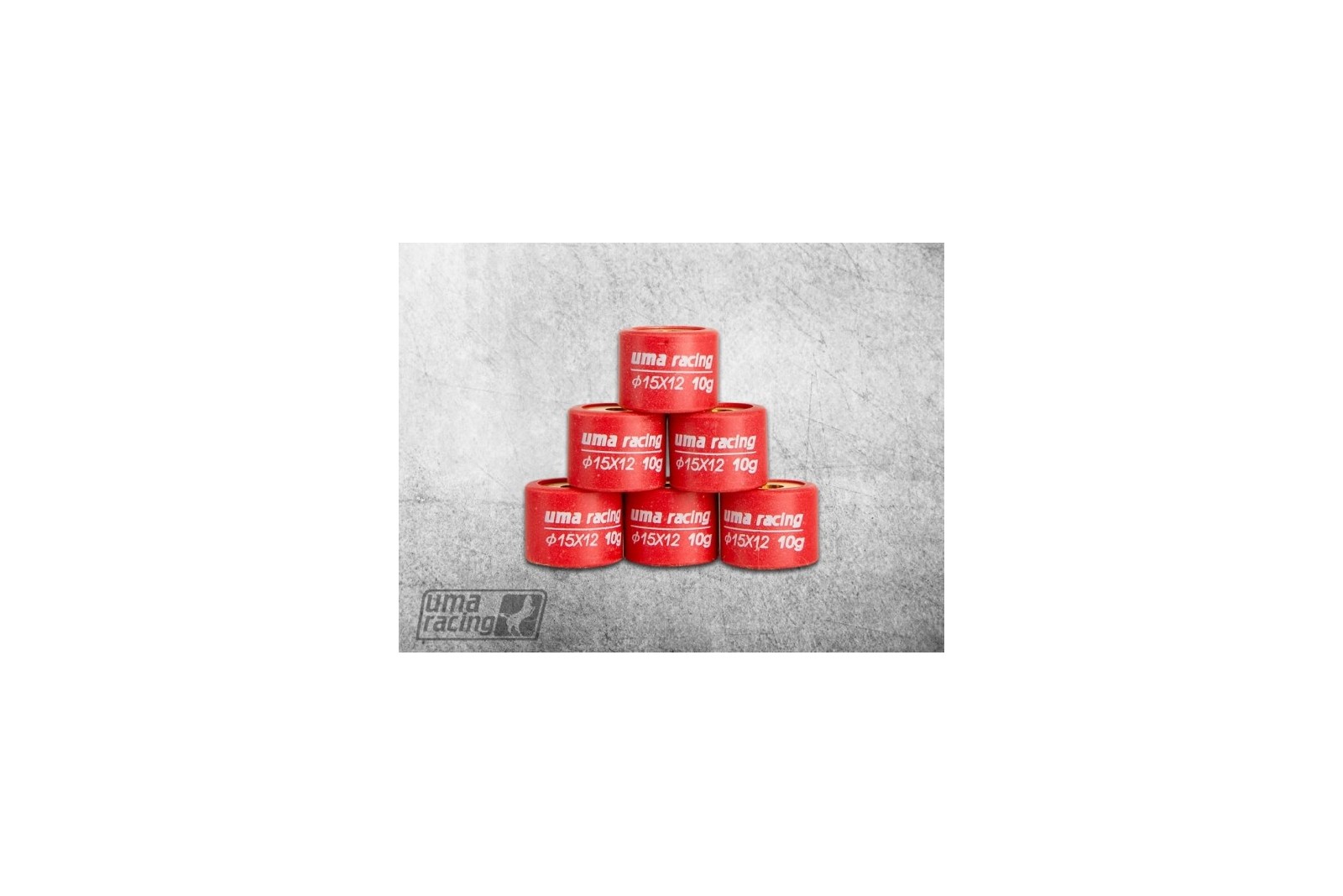 UMA Racing 15x12 Variator Roller Weights - Yamaha Nouvo (Non-L.C.)