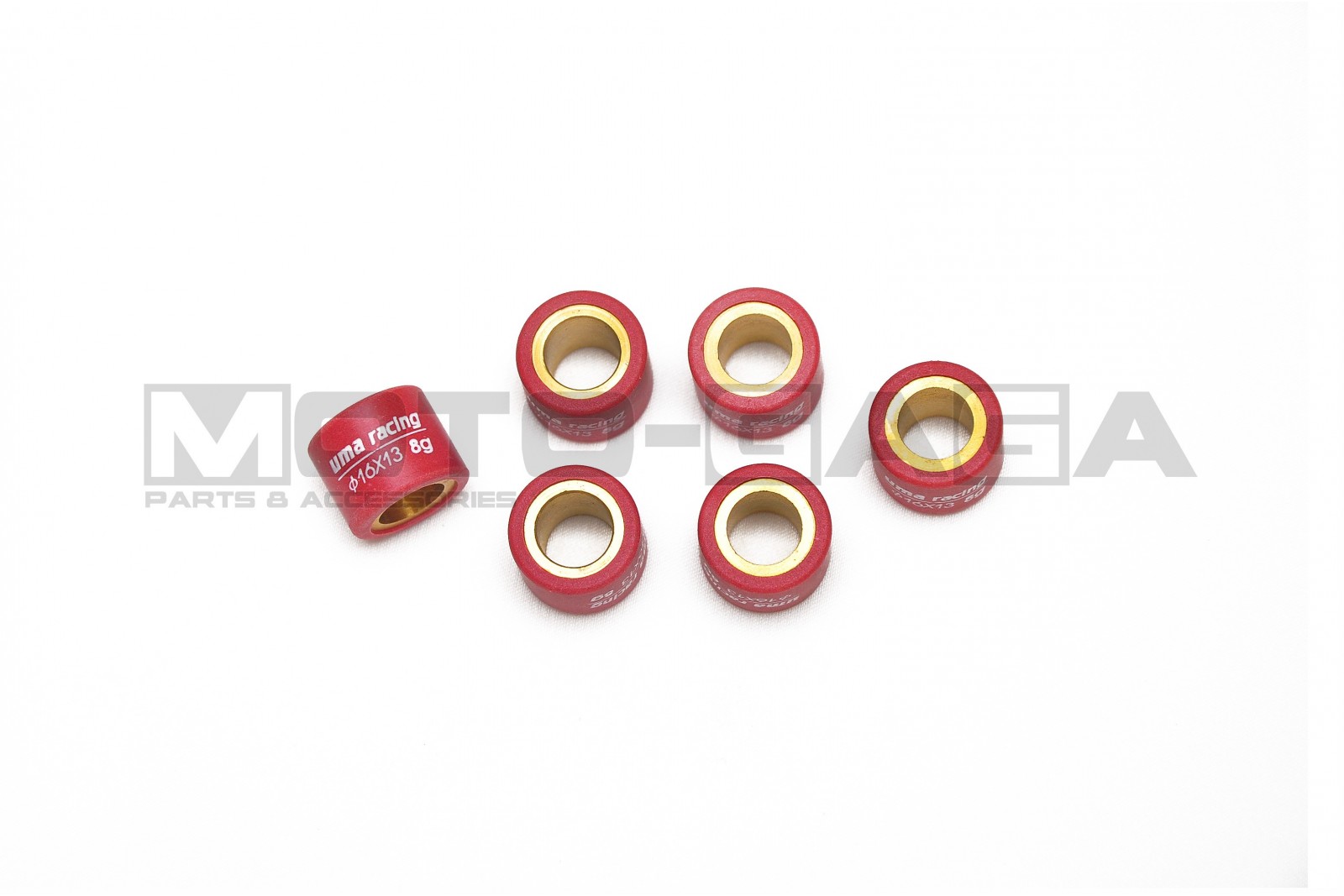 UMA Racing 16x13 Variator Roller Weights - Yamaha Nouvo (Non-L.C.)