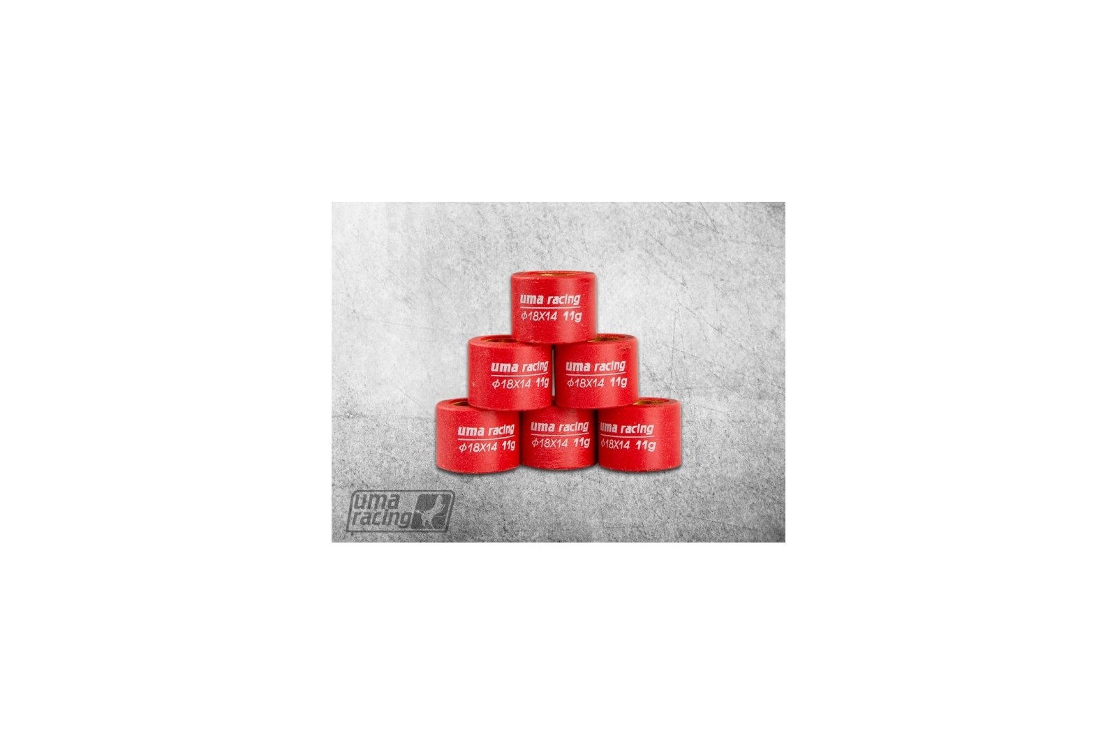 UMA Racing 18x14 Variator Roller Weights - MZ Moskito 125R