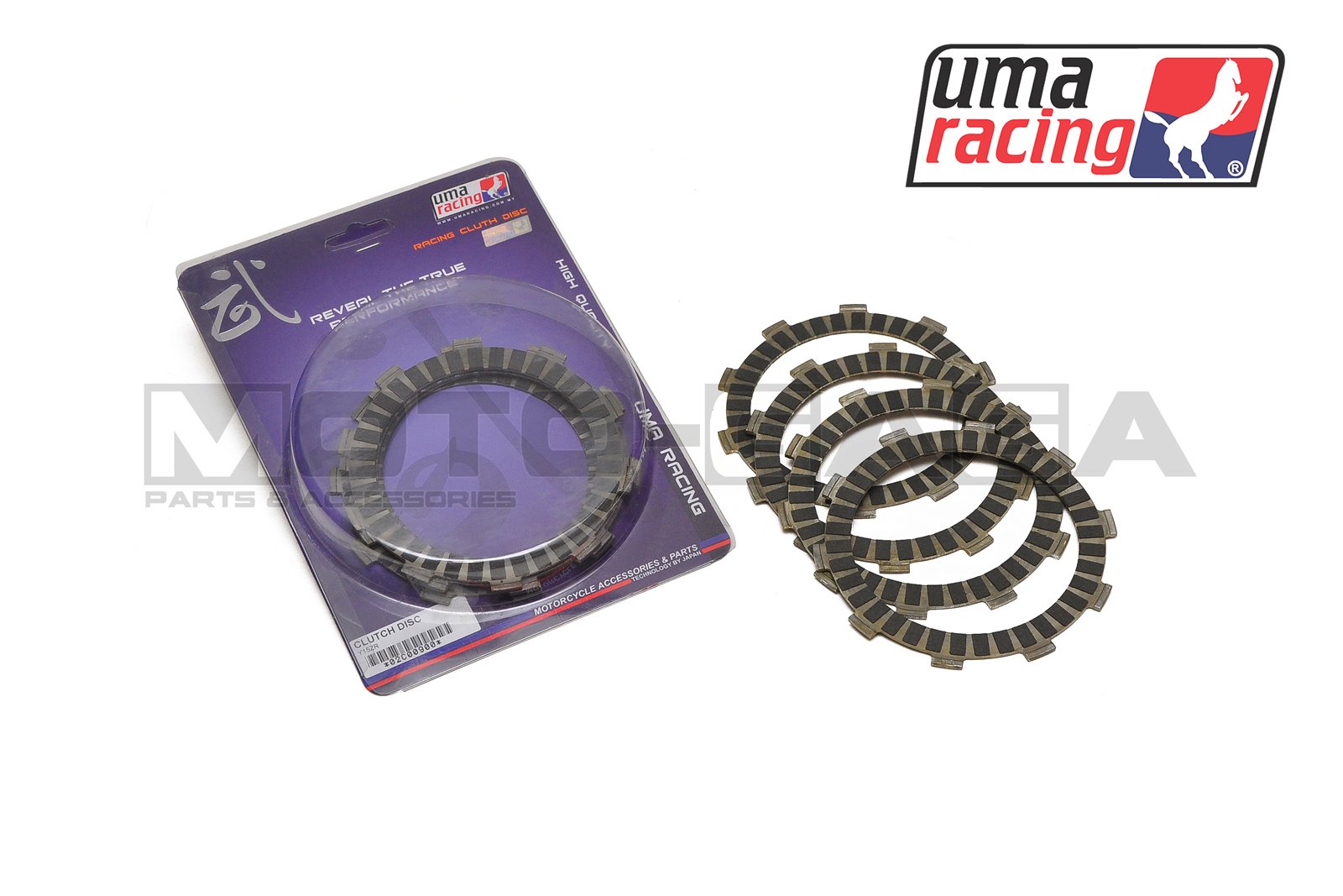 UMA Racing Friction Clutch Plates - Yamaha Fz150i Vixion (2014-17)