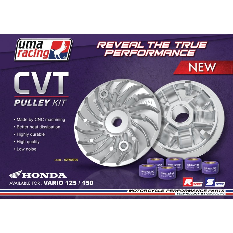 UMA Racing Pulley/Variator Kit - Honda PCX150/ADV150/Vario/Click