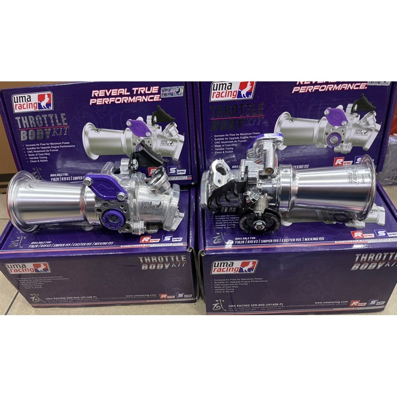 UMA Racing Throttle Body Kit (32/34mm) - Yamaha R15V3/MT-15/T155 (VVA)